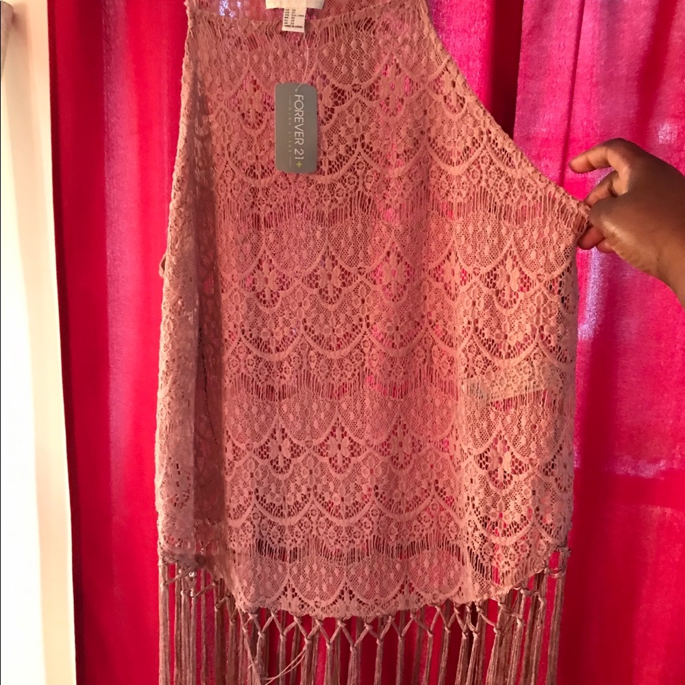 Forever 21 pinkish/purple camisole. - Picture 6 of 7